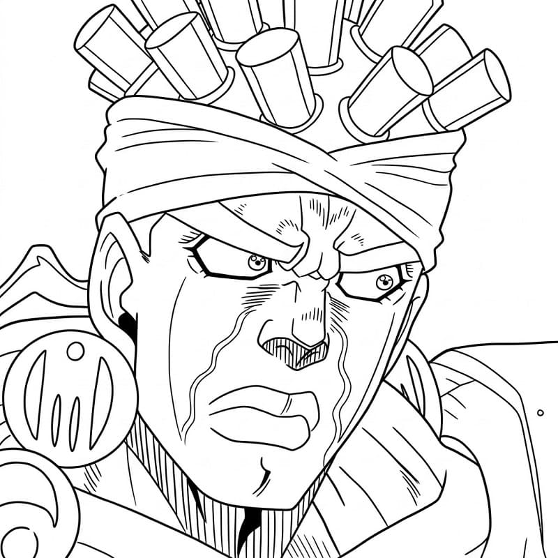 Free Printable Mohammed Avdol