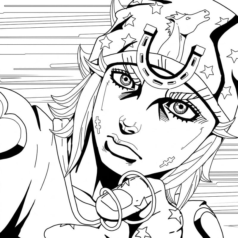 Johnny Joestar from Anime Jojo