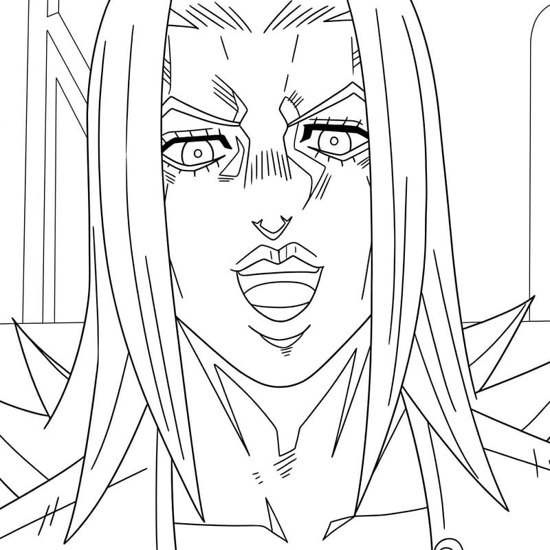 Leone Abbacchio Smiling