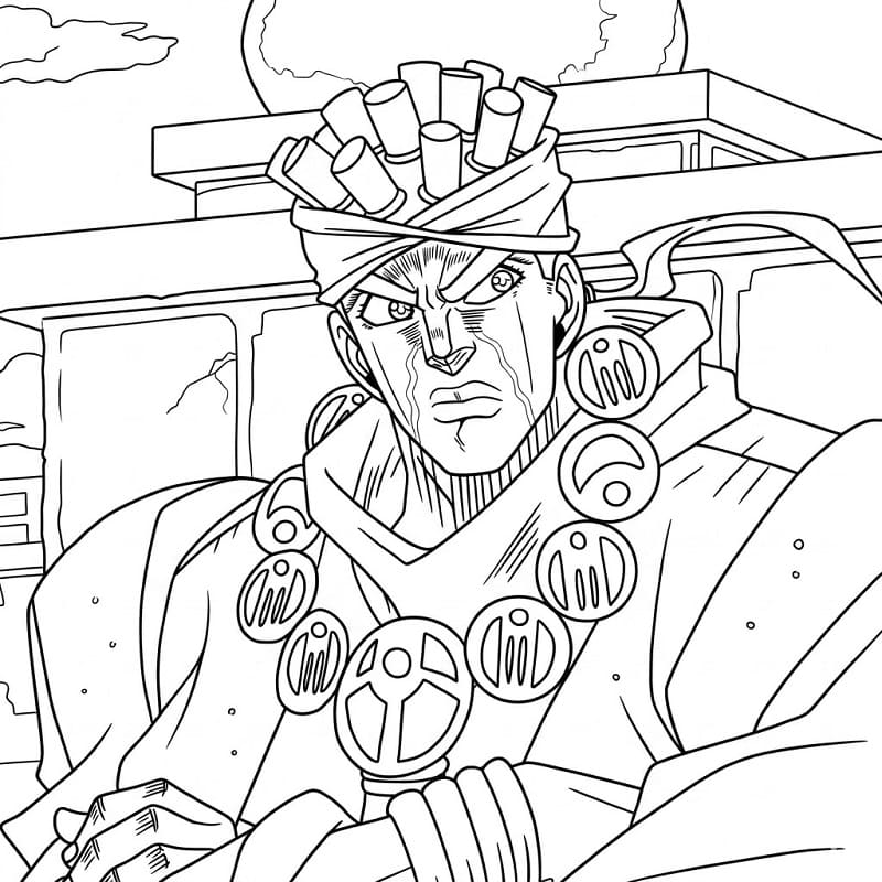 Mohammed Avdol from Anime