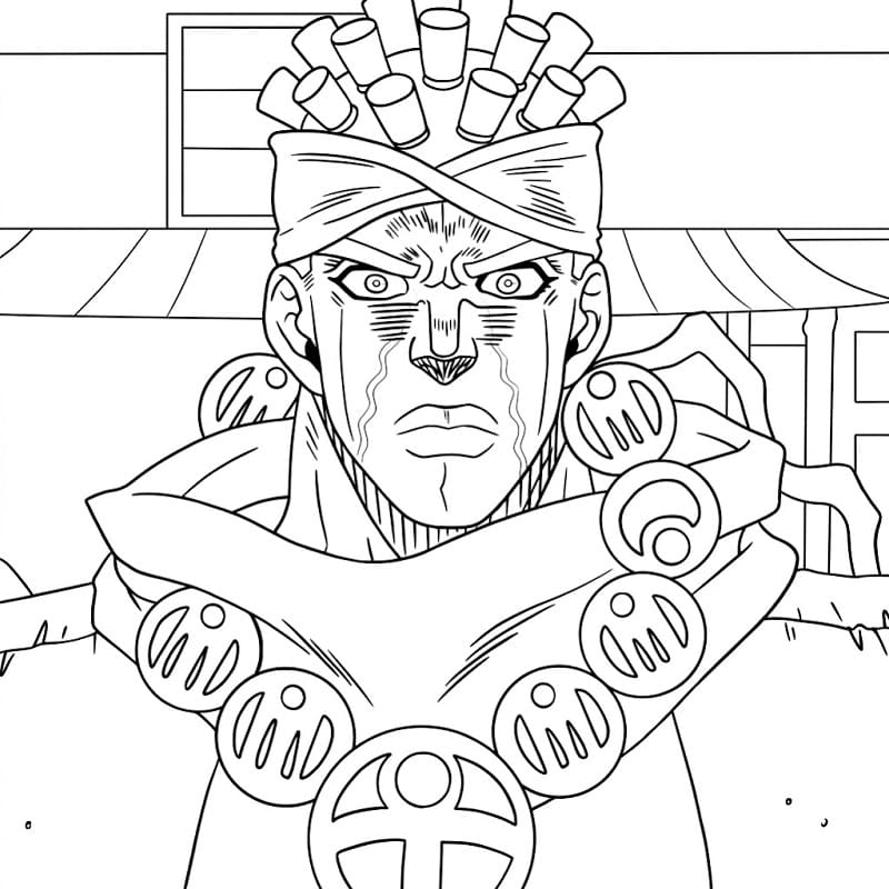 Mohammed Avdol from Jojo