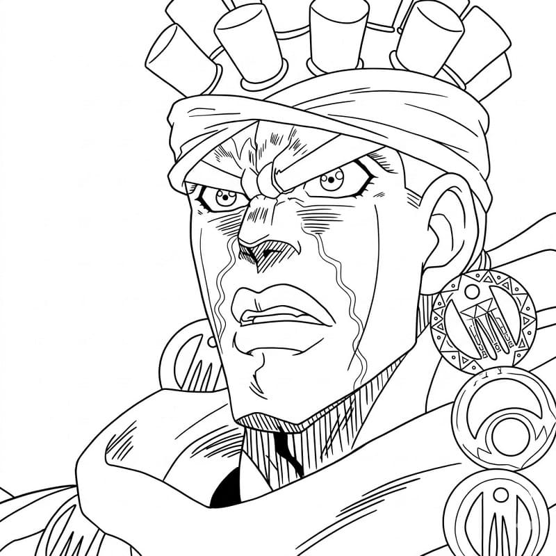 Mohammed Avdol in Anime