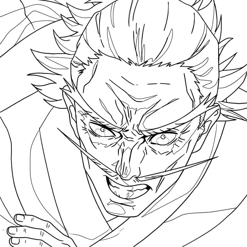 Naobito Zenin from Anime Jujutsu Kaisen