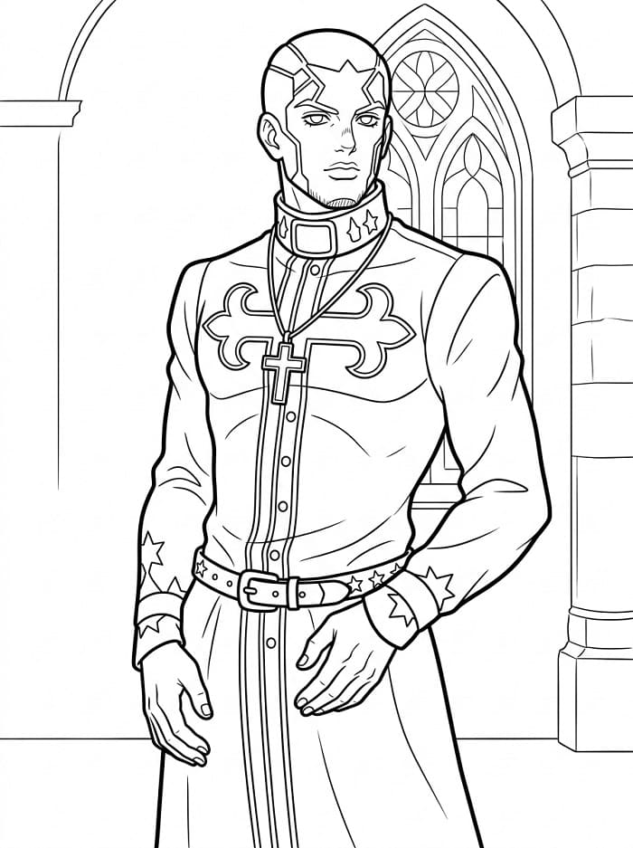 Enrico Pucci Anime JoJo's Bizarre Adventure