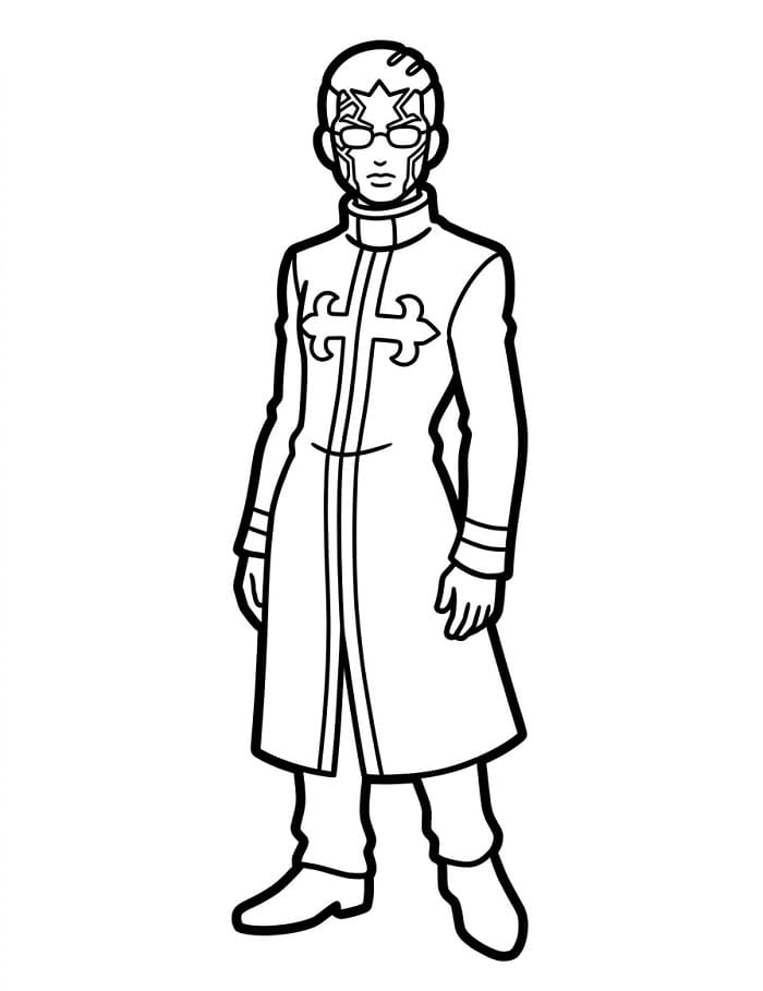 Enrico Pucci from JoJo's Bizarre Adventure