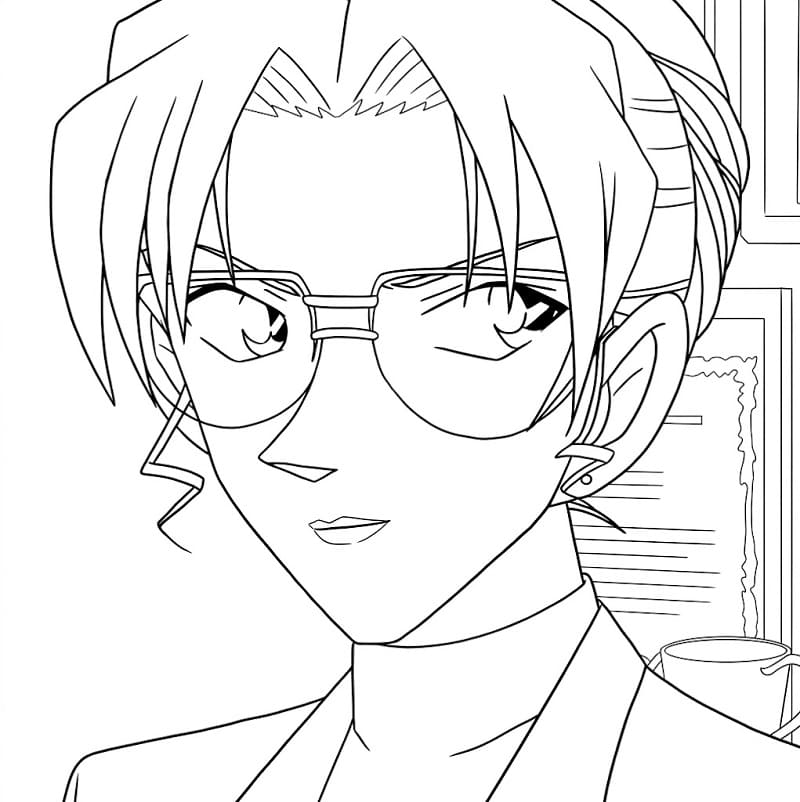 Printable Eri Kisaki Coloring Pages