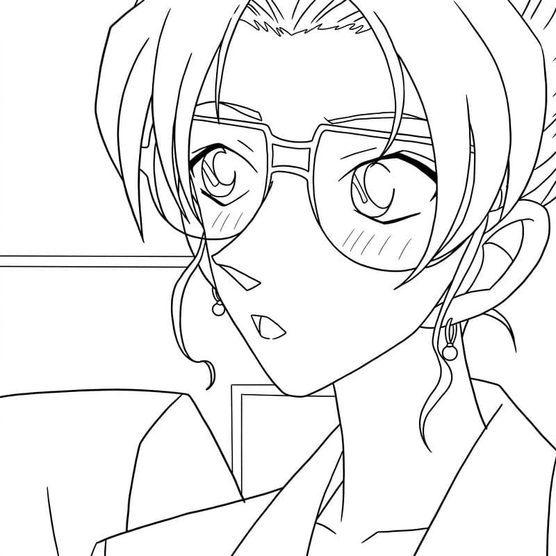 Eri Kisaki in Anime Detective Conan