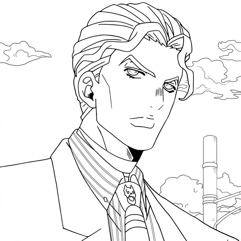 Free Printable Yoshikage Kira
