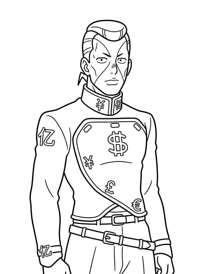 JoJo's Bizarre Adventure Okuyasu Nijimura