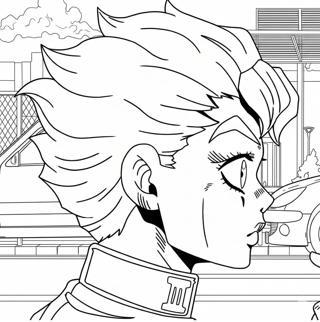 Koichi Hirose from Anime Jojo