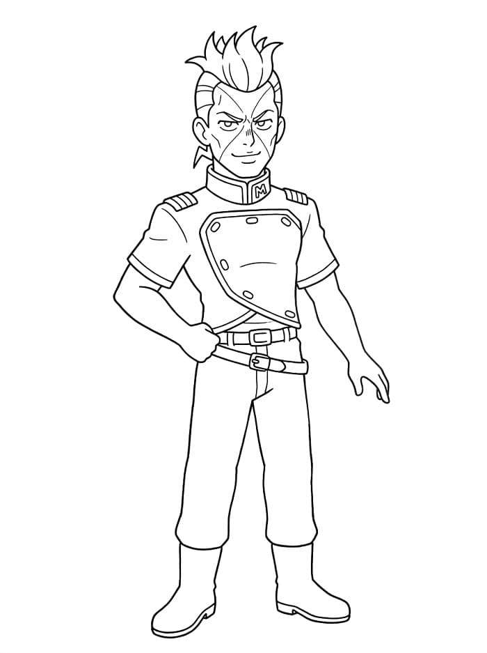 Okuyasu Nijimura from Anime JoJo's Bizarre Adventure