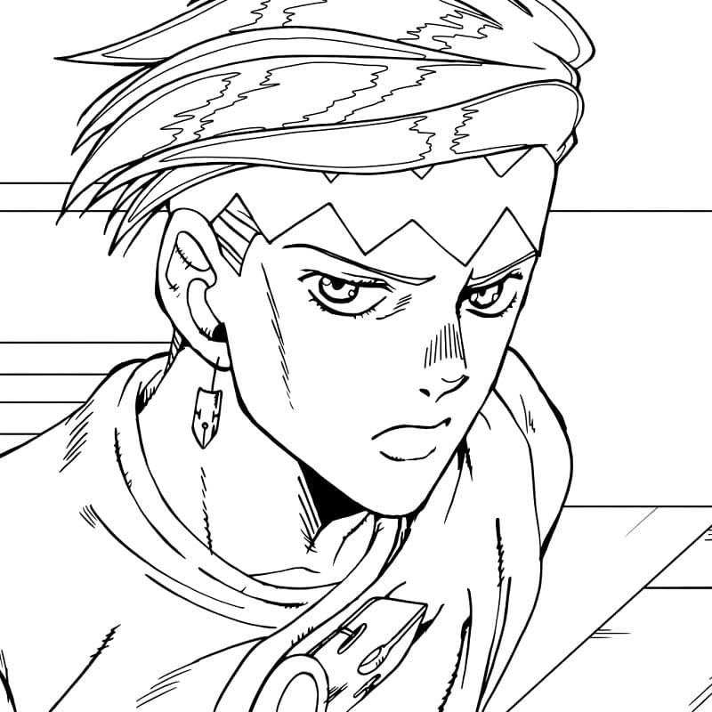 Rohan Kishibe from Anime Jojo