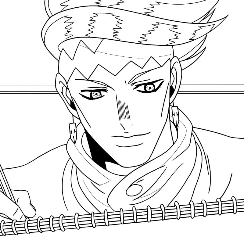 Rohan Kishibe in Jojo