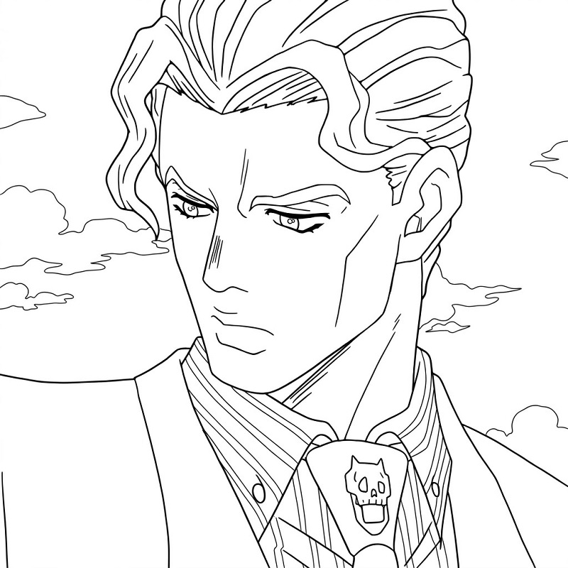 Yoshikage Kira from Jojo Anime