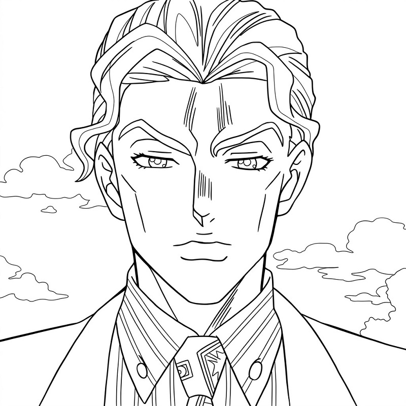Yoshikage Kira in JoJo's Bizarre Adventure