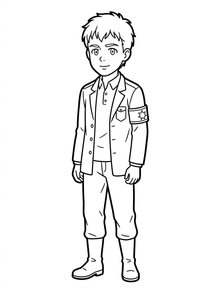 Falco Grice in Anime Attack on Titan