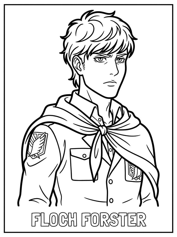 Floch Forster from Anime Attack on Titan