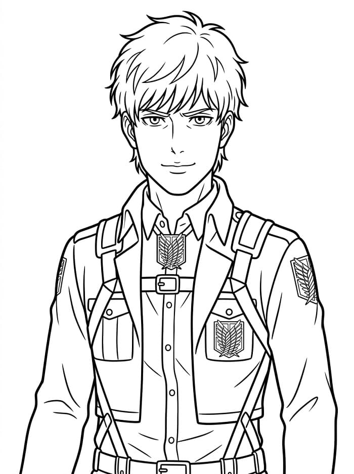 Floch Forster in Anime Attack on Titan