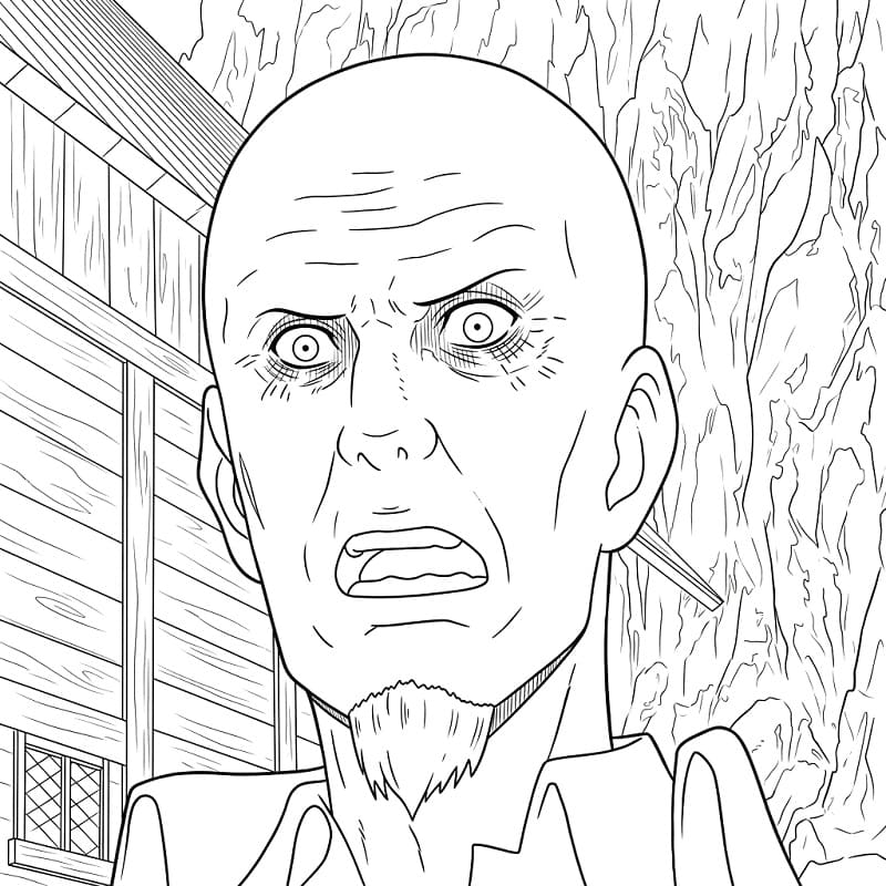 Keith Shadis from Anime Attack on Titan