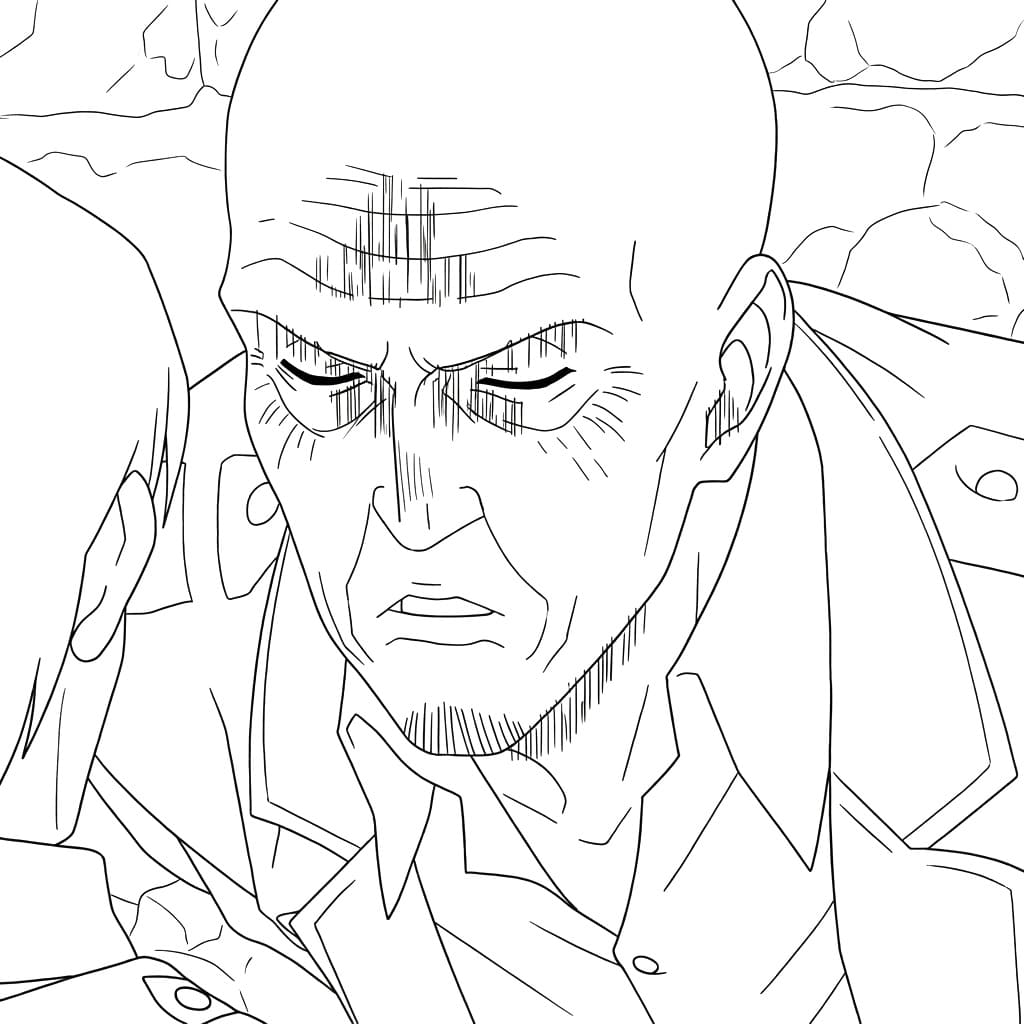 Keith Shadis from Attack on Titan