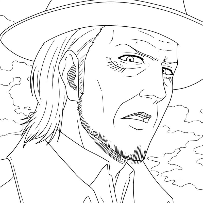 Printable Kenny Ackerman Coloring Pages