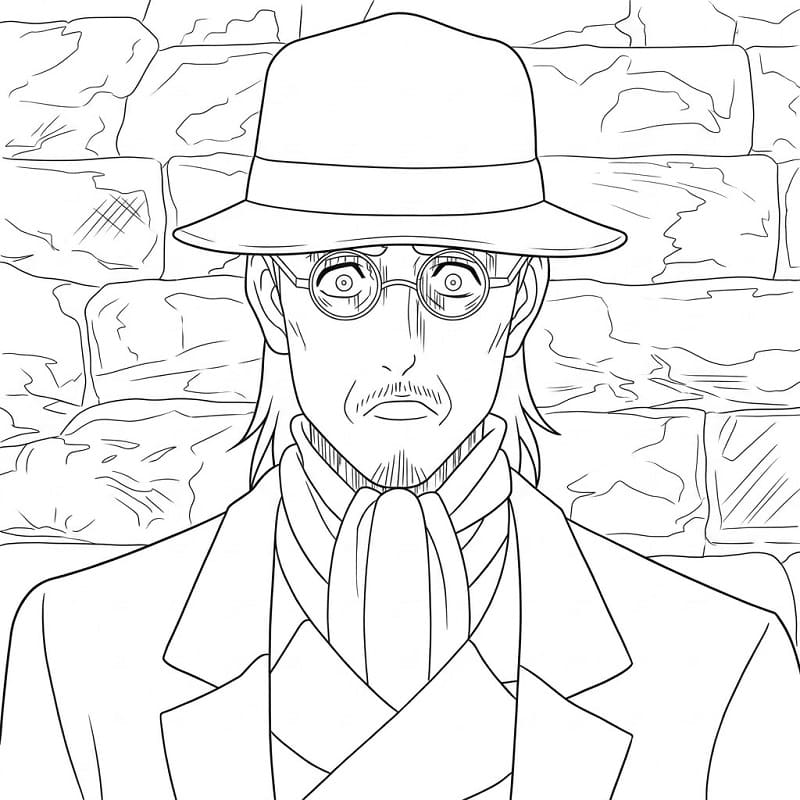 Printable Grisha Yeager Coloring Pages