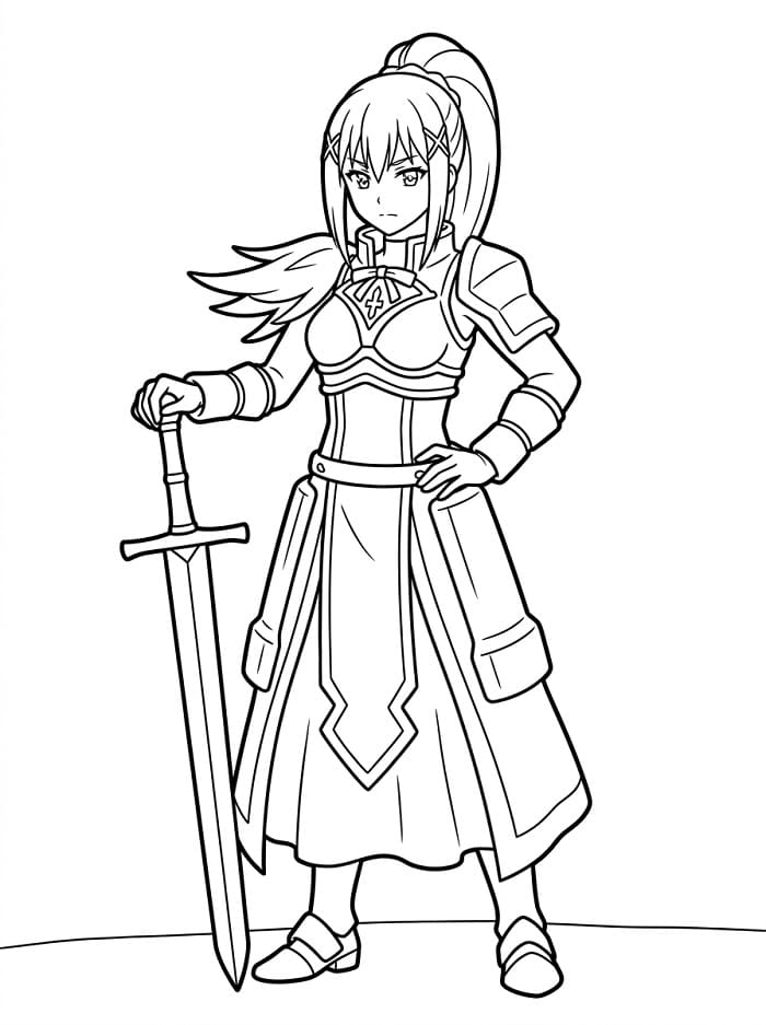 Cool Darkness from Konosuba