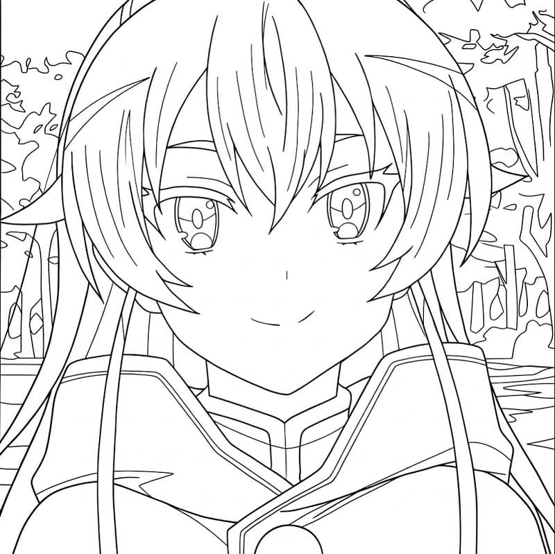 Printable Eris Boreas Greyrat Coloring Pages