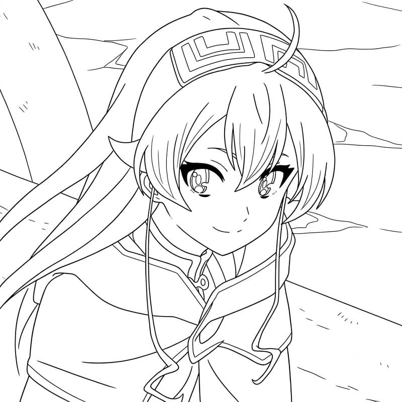 Eris Boreas Greyrat in Anime Mushoku Tensei