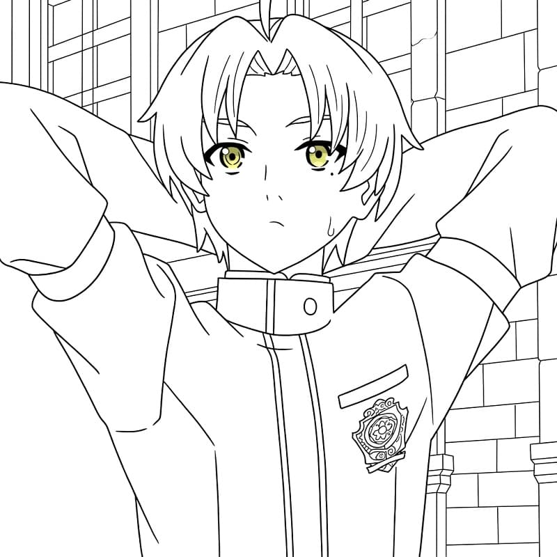 Free Printable Rudeus Greyrat