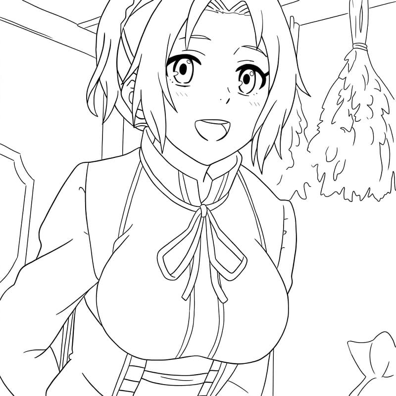 Printable Zenith Greyrat Coloring Pages