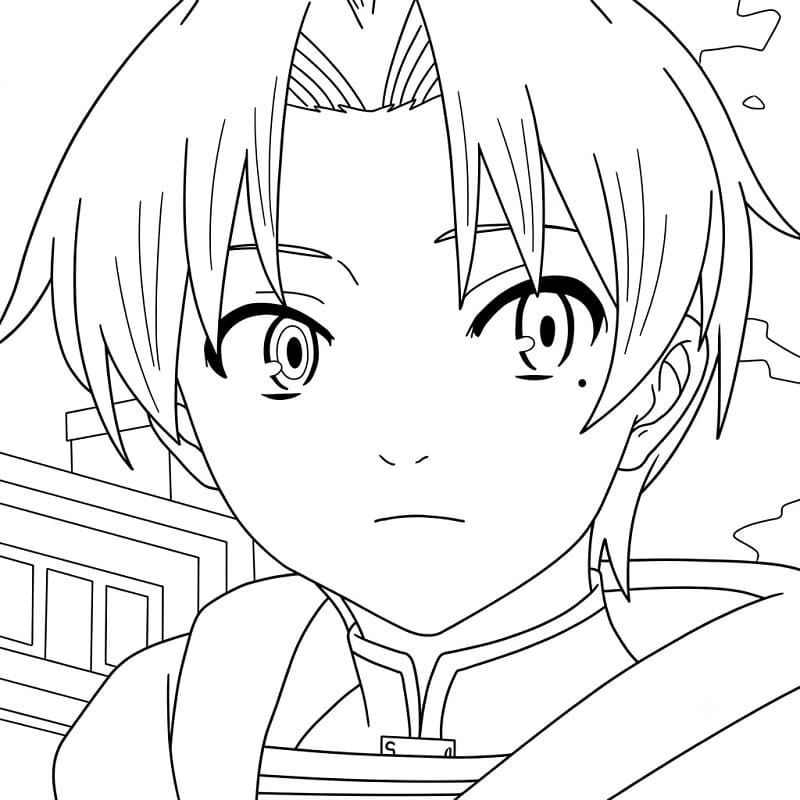 Rudeus Greyrat Face