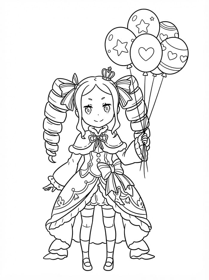 Beatrice with Balloons