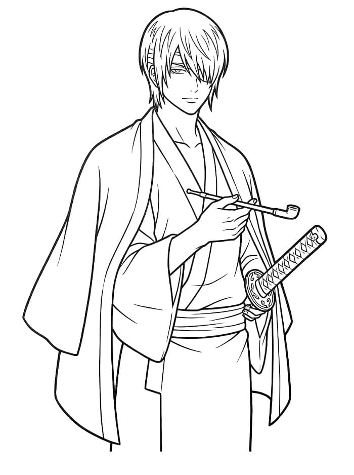 Printable Shinsuke Takasugi Coloring Pages