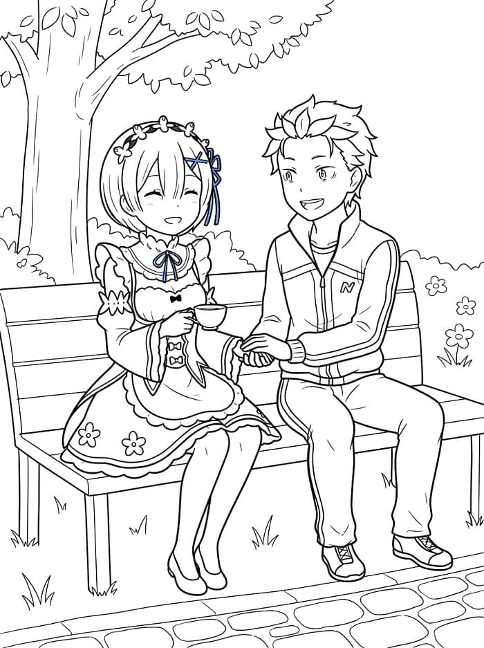 Cute Rem and Subaru