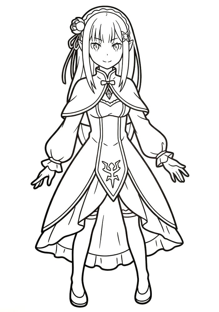 Printable Emilia Camp Coloring Pages