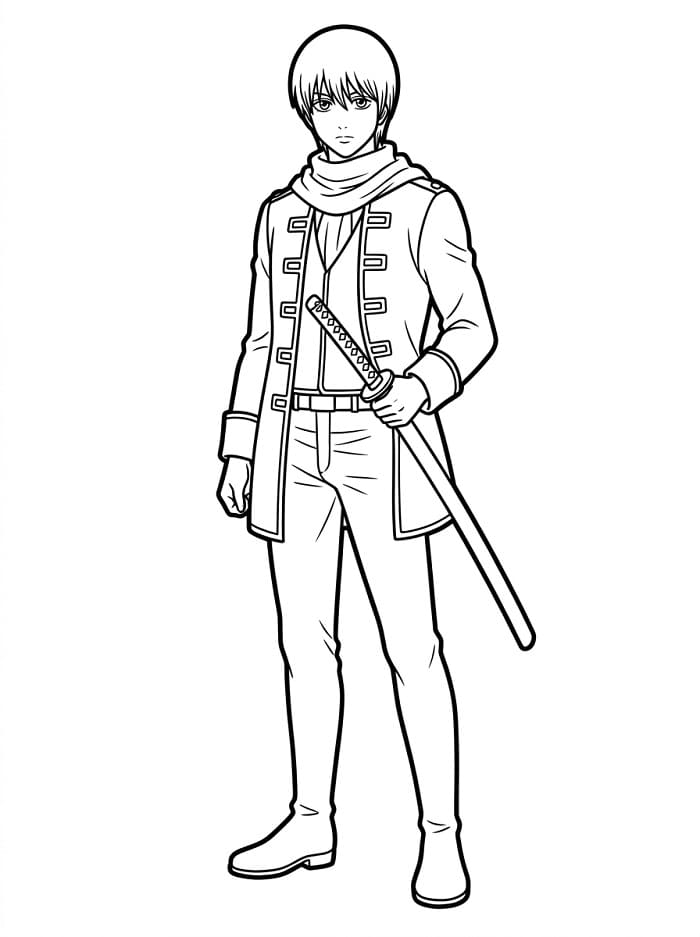 Okita Sougo from Gintama