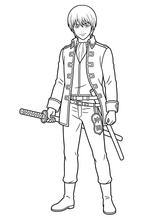 Printable Okita Sougo