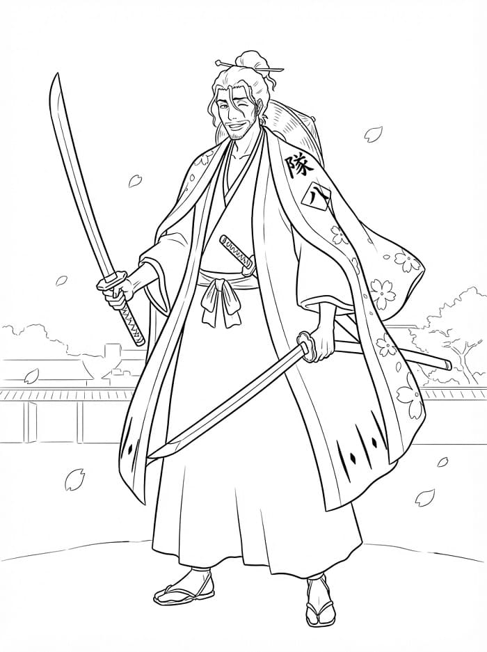 Printable Shunsui Kyoraku