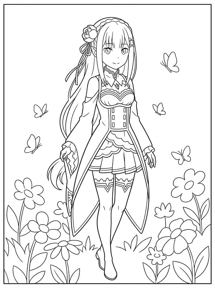 Re Zero Emilia Camp