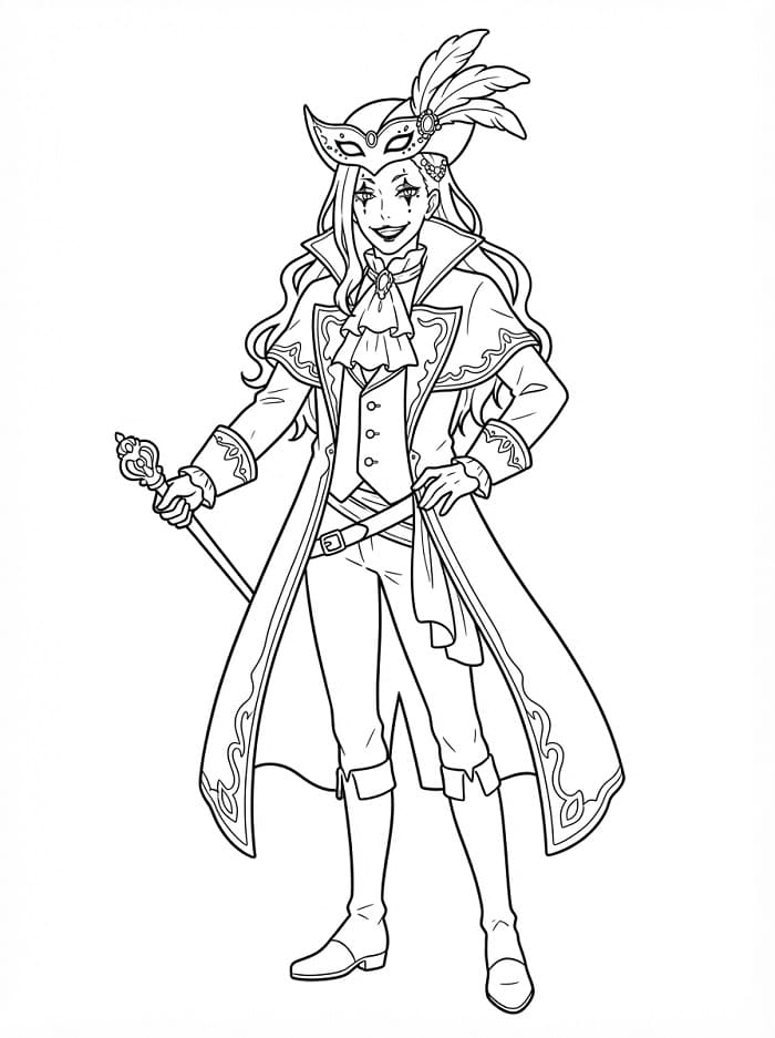 Printable Roswaal L Mathers Coloring Pages