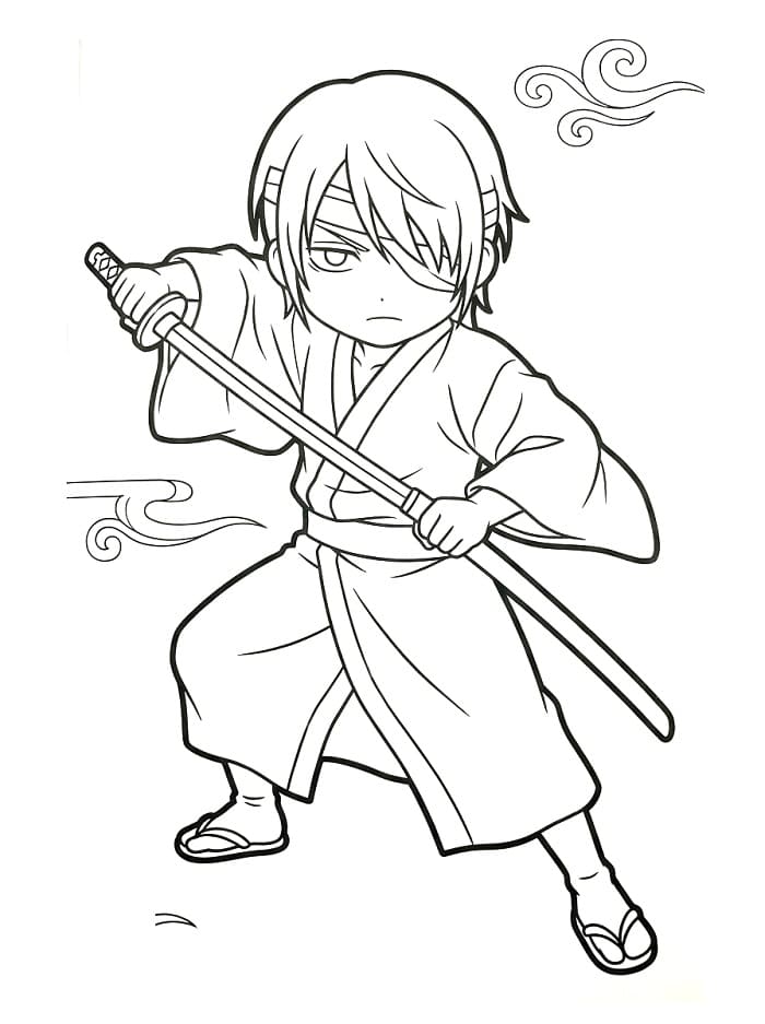 Shinsuke Takasugi Holding Sword