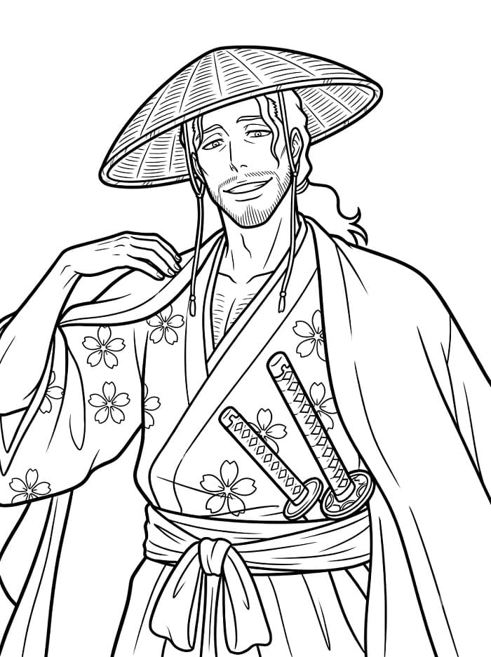 Shunsui Kyoraku Smiling