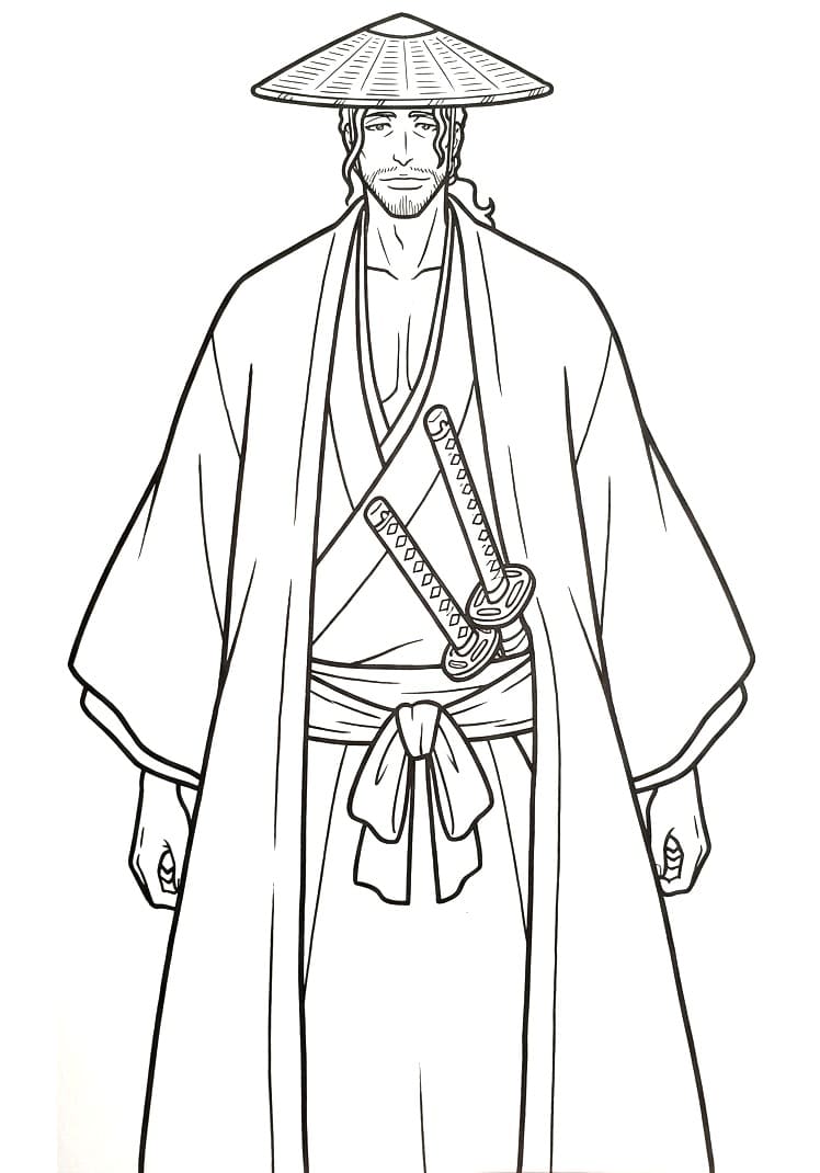 Shunsui Kyoraku from Anime Bleach