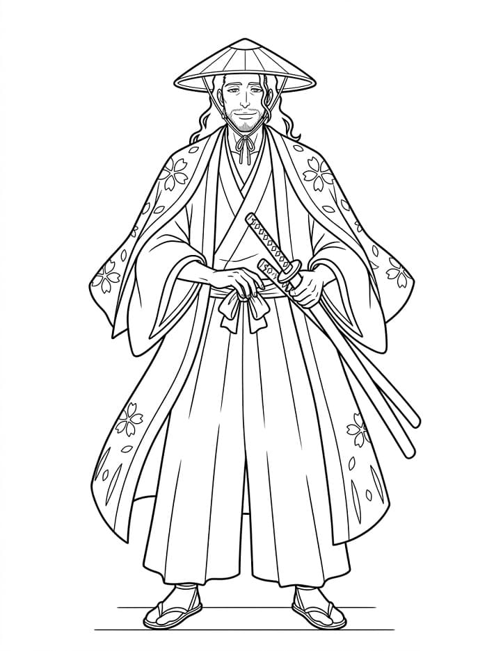 Shunsui Kyoraku with Swords