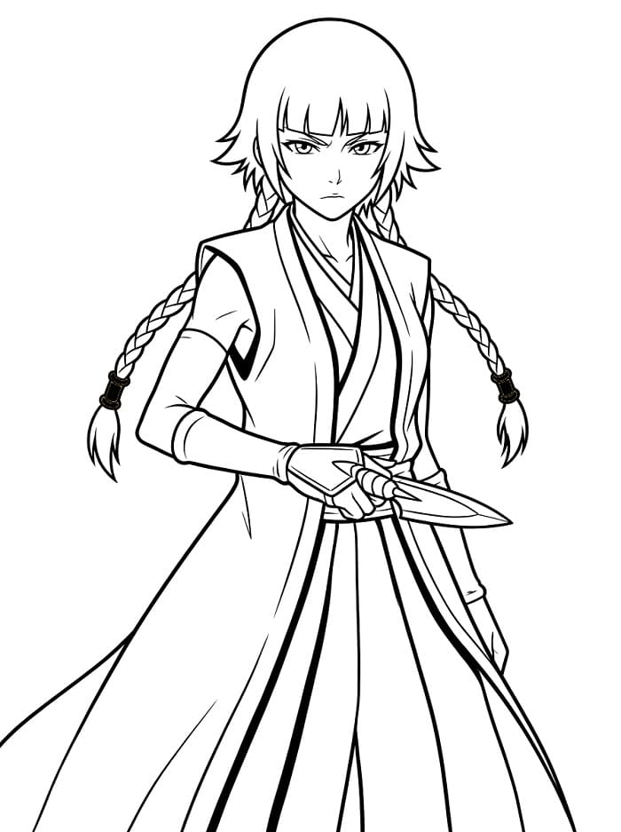 Soi Fon in Anime Bleach