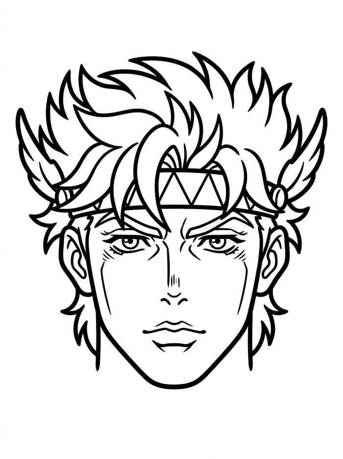 Caesar Zeppeli Face