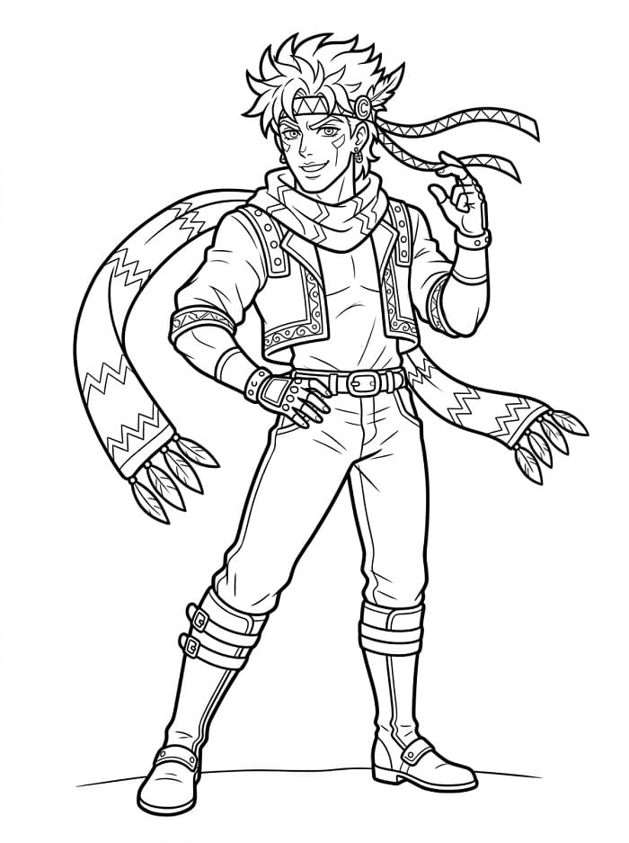 Caesar Zeppeli Printable