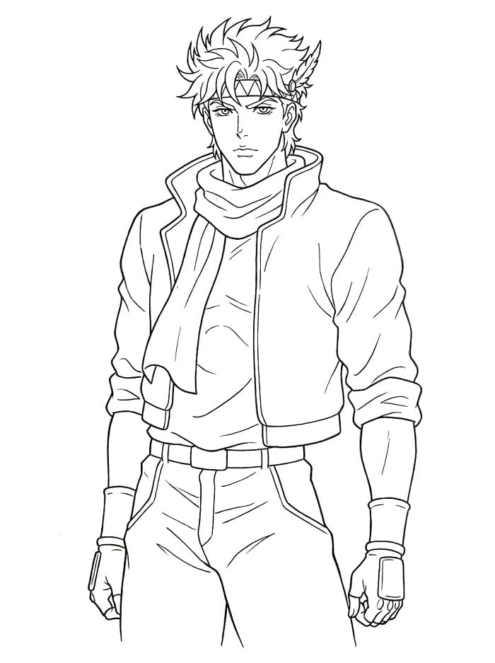 Caesar Zeppeli from Anime JoJo's Bizarre Adventure