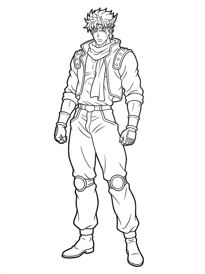 Caesar Zeppeli from JoJo's Bizarre Adventure